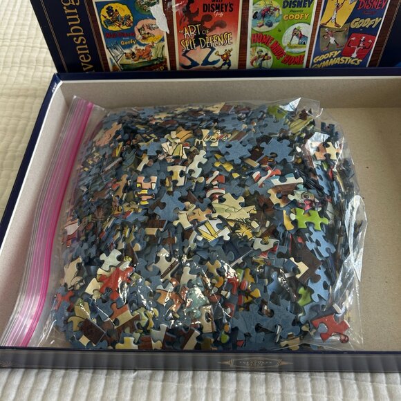 Ravensburger Disney Treasures From Vault Goofy 1000 Piece Puzzle Complete - Picture 4 of 4